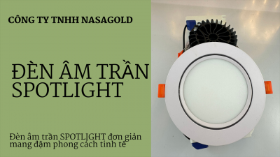 MẪU ĐÈN ÂM TRẦN SPOTLGHT- NASAGOLD