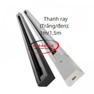 Thanh ray ( Trắng/đen): 1m/1,5m Nasagold 