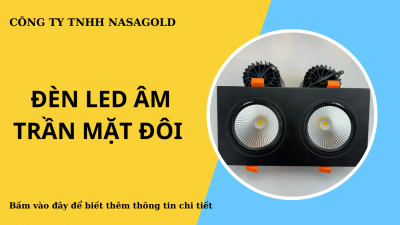 ĐÈN LED ÂM TRẦN MẶT ĐÔI 