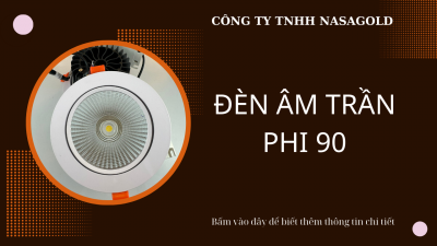 ĐÈN LED ÂM TRẦN PHI 90